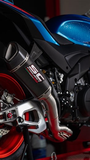 MotovationUSA.com on Instagram: "The 2026 Aprilia RSV4 finally found its voice. 🔥 Installing the SC-Project SC1-R full system took this build from quiet to pure racebike energy. 🏁 Lighter. Louder. Meaner. This is the upgrade everyone’s been waiting for. 👉 Turn up the volume and tell us — too loud or just right? 🔊 #ApriliaRSV4 #SCProject #SC1R #RSV4Build #MotoVationUSA #SuperbikeLife #MotorcycleExhaust #SportbikeLife #TrackReady #MotoVationBuilds #RideMotovation #MotorcycleMods #PerformanceEx