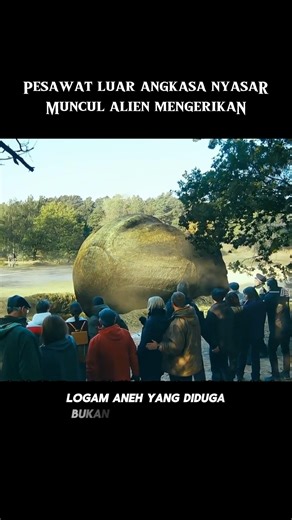 Pesawat luar angkasa nyasar, muncul alien yang mengerikan #alurceritaflim #film