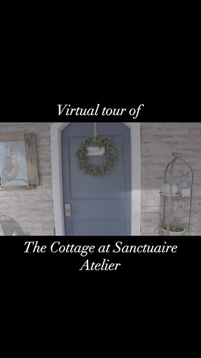 Take a small virtual tour of the cottage!! #airbnb #griffinga #vacation #quietescape | The Cottage at Sanctuaire Atelier