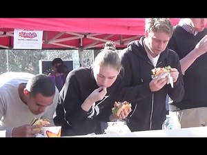 Carl's Jr NZ Burger Eating Contest 2015