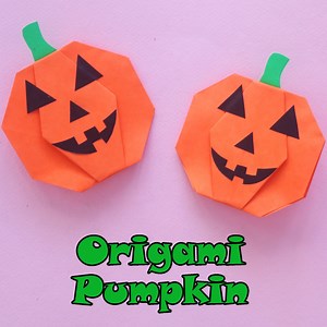 2.1K views · 34 reactions | Easy origami paper pumpkin making...