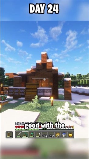 DAY 24 | I Attempt to Survive 100 Days in a Frozen Wasteland