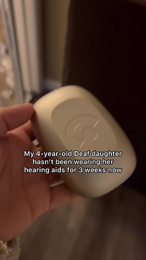 Why hasn’t she been wearing hearing aids for three weeks? She was sick with a virus and I would never put her hearing aids on until she fully recovered. Because it could overwhelm her … she felt like it was a lot for her to bear. Sign language is the option if your deaf or hard of hearing child doesn’t want to wear hearing aids. 😉 | That Deaf Family