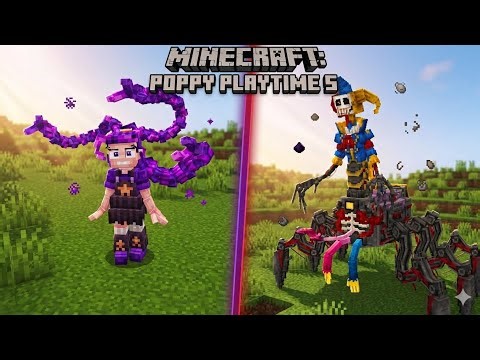I converted MCPE into POPPY PLAYTIME 5 with *ONE MOD*