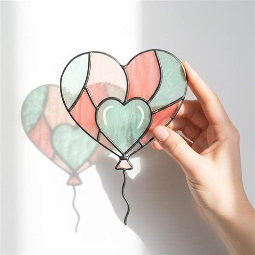 Valentine Heart Stained Glass Pattern, 0.5mm Precision Line SVG PDF, Easy Cricut Ready - Etsy