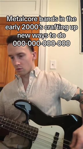 Metalcore bands in the 2000s were cooking #metalcore #metalcoretiktok #guitartok #bassist #emo #screamo