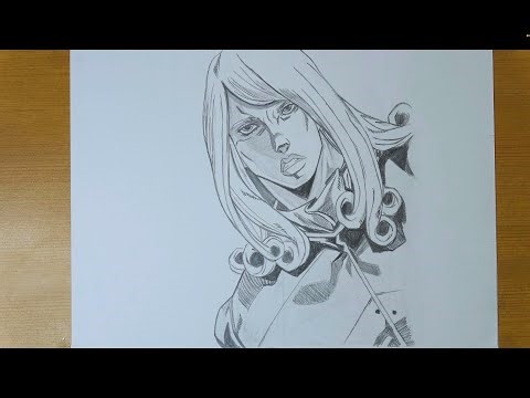 How to Draw FUNNY VALENTINE from Jojo "simple"