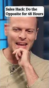 Do The Opposite for 48 Hour Sales Experiment REVEALS Success