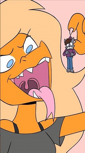 Big Mouth, Bigger Consequences #furries #animation #memes #2danimation #cat #dragon #swallow