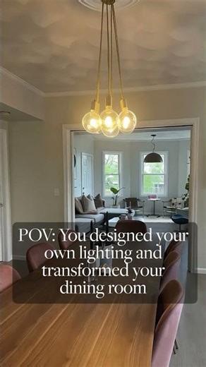 Transform your Dining Room with Custom Lighting by Hangout Lighting