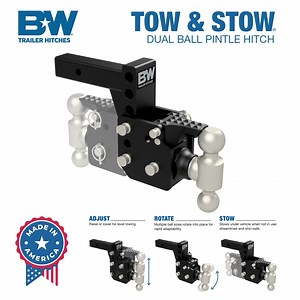 237 reactions | Dual Ball Pintle Tow & Stow | B&W Trailer Hitches | Facebook