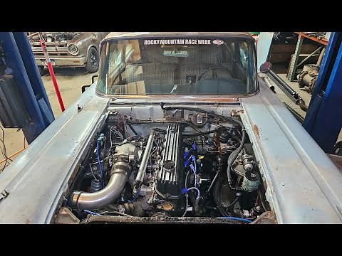 Overview of our 300 inline 6 turbo engine build, with Holley efi. Using Ls swap coils on a Ford.