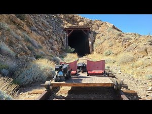 Railcart ride up to the Goat Canyon Trestle