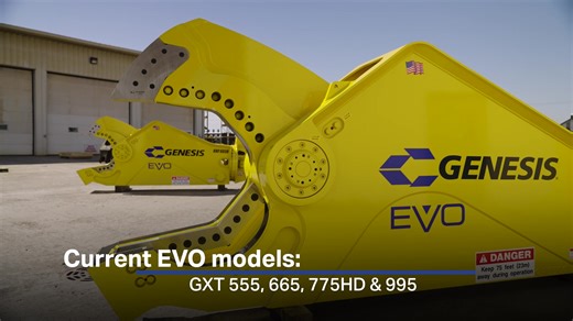 2K views · 43 reactions | If you didn't get to see all the great new GXT EVO features at #ReMA2025, this overview video has you covered! View complete specs and details at https://bit.ly/4iSdARF #mobileshear #nextevolution #GXTEVO #demolition #scrapprocessing #recycle #recycledmaterials #thepromiseofperformance | Genesis Attachments | Facebook