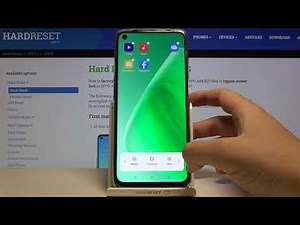 How to Personalize Home Screen in OPPO A54 5G – Animated Screen