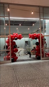 Freestanding balloon arches for a grand entry #radianceevents #party