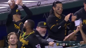 After 13 seasons of grinding in the Minors, Drew Maggi got his first career hit, first career RBI, & first career extra-base hit tonight against the Nationals. WHAT AN AMAZING STORY! 👏 via: Pittsburgh Pirates | Baseballer