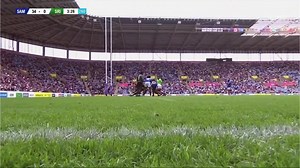 Game 3: Manu Samoa vs Sri Lanka. Mo lau sila maimoa Samoa mo ē e le’i maua le tatou taaliga lea. Malo le taalo faatamalii Manu Samoa Sevens. Manuia lou alo atu ai mo le Quarter Final ma Ausetalia🙏 | PMN Samoa