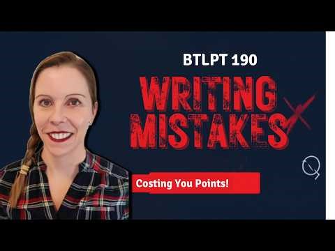 BTLPT Spanish 190 Writing Section Tips | Common Mistakes That Lower Your Score