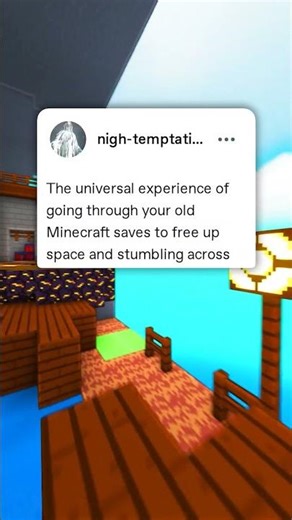 Old Minecraft Saves!