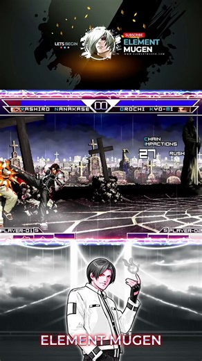 [KOF Mugen] Orochi Kyo MI Combo #kofmugen