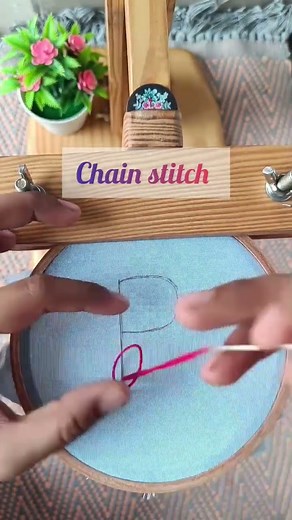 Letter embroidery || Chain stitch || Easy embroidery stitches || Beginners embroidery
