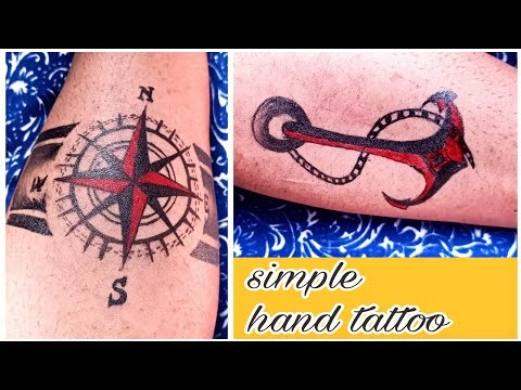 simple tattoo design / tattoo with pen / pen tattoo / easy pen tattoo /tattoo/tattoo design with pen