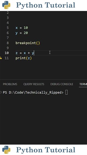 Debugging Python With Breakpoints | Python Tutorial
