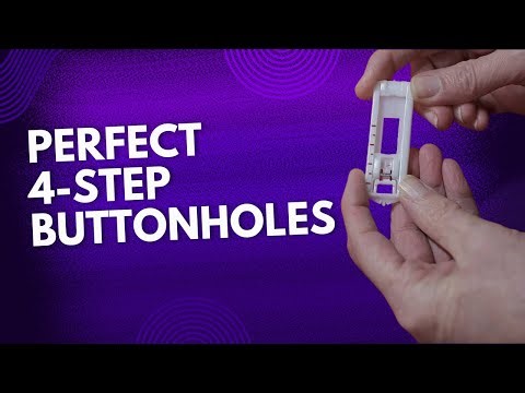 How to Sew Buttonholes on a 4 step Buttonhole Sewing Machine