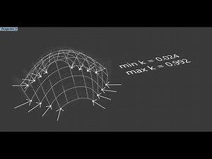 Gridshell with Grasshopper and Kangaroo 2