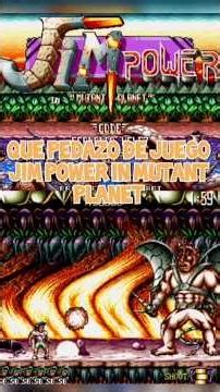 Que Pedazo De Juego Jim Power In Mutant Planet #commodoreamiga #amiga500 #retro #retrogaming #amiga