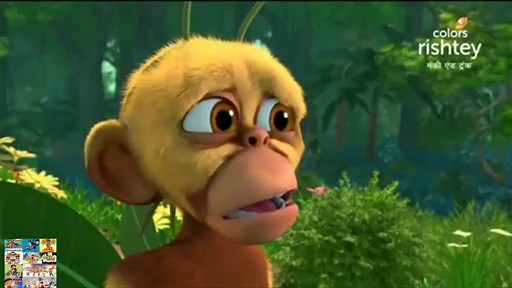 MONKEY AND TRUNK CARTOON IN HINDI