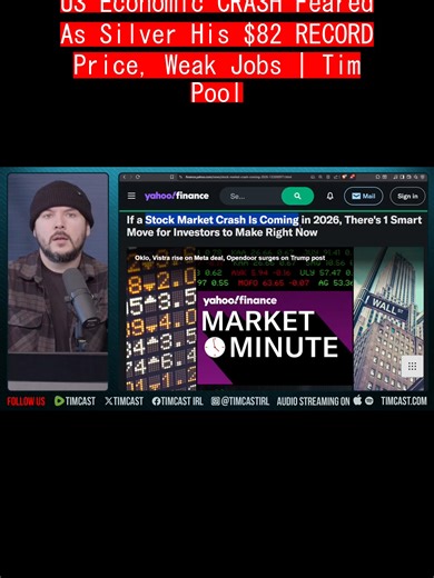 US Economic CRASH Feared As Silver His $82 RECORD Price, Weak Jobs | Tim Pool