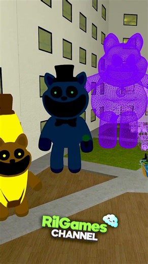 ALL SIZE COMPARISON EVOLUTION COLORFUL CATNAP POPPY PLAYTIME 4 LIMINAL HOTEL In Garry's Mod