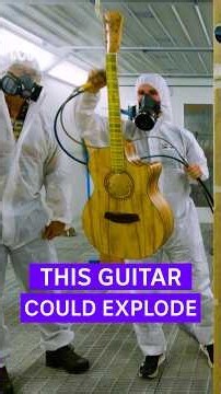This Guitar Could Literally Explode #science #howitsmade