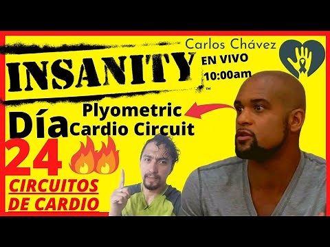 INSANITY COMPLETO EN ESPAÑOL [CARDIO] En VIVO Plyometric Cardio Circuit