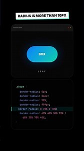 CSS Border Radius in 5 Seconds⚡️#css #programming #coding #html
