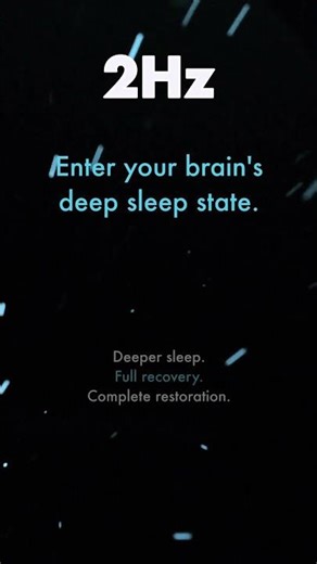 2Hz Delta — Enter Your Brain's Deep Sleep State 🧠 #2Hz #deltawaves #binauralbeats