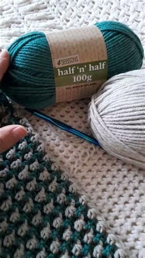 Textured Houndstooth Throw Crochet Design - Sneak Preview