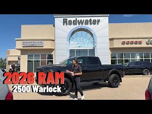 Levelling Kit & 35s 2026 Rig Ready Ram 2500 Warlock Cummins Diesel Tour with Jarod at Redwater Dodge