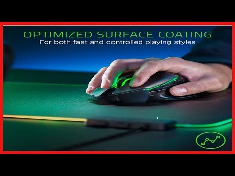 Razer Firefly Hard V2 RGB Gaming Mouse Pad Customizable Chroma Lighting, Built in Cable Management