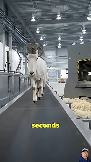 Inside the Machine That Automatically Shears Goats #GoatShearing #FarmTech #WoolProcessing | Ogunquit, Maine Oceanfront Rentals