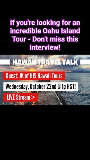 3.4K views · 60 reactions | If you're looking for an incredible Oahu Island Tour - Don't miss this interview! #hawaii #visithawaii #waikiki #Oahu | Going to Hawaii | Facebook