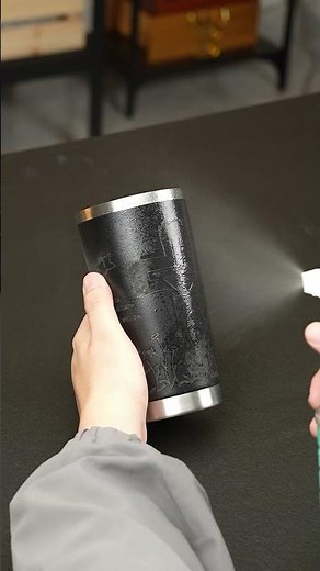 Easter cup by SCULPFUN RA Pro Chuck Rotary+SF-A9 40W Laser. Let's take a look at the amazing work!