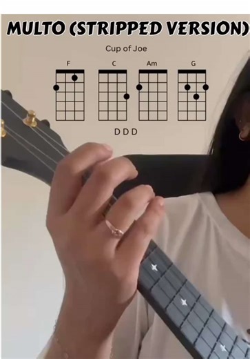 Multo Stripped Version Ukulele Tutorial😖🤍. #multo #multocupofjoe #multostrippedversion #ukuleletutorial #fyp