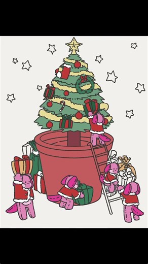 speed painting.how to draw cute dogs christmas /mimi art #ipaddrawing #drawing #coloring