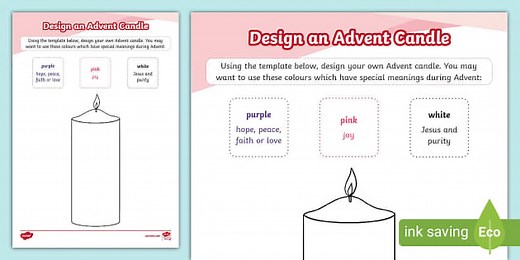 Design Advent Candles Activity