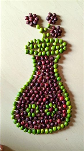 𝗩𝗔𝗦𝗘 #seeds art #shorts #coffeebean #drawing #viral