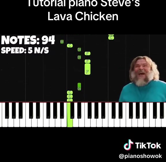 Tutorial de Piano: Steve's Lava Chicken