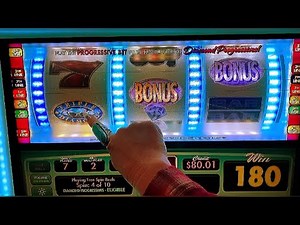 TRIPLE Double DIAMONDS 💎 Marylin Monroe Slot Machine w/ Progressive Diamonds feature! & Timber Wolf
